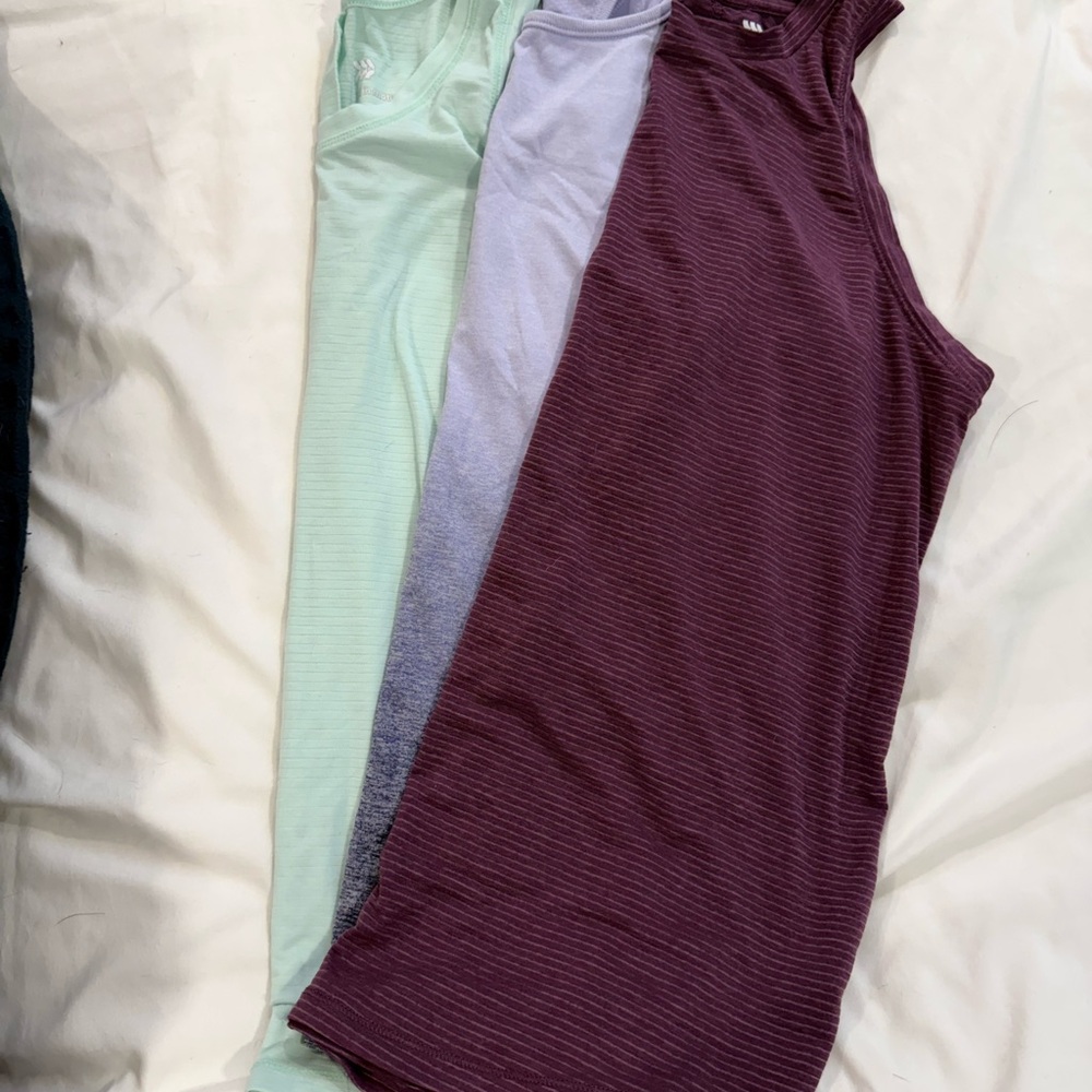 All in Motion Women's Tank Tops - Ombré Purple, Mint, Purple